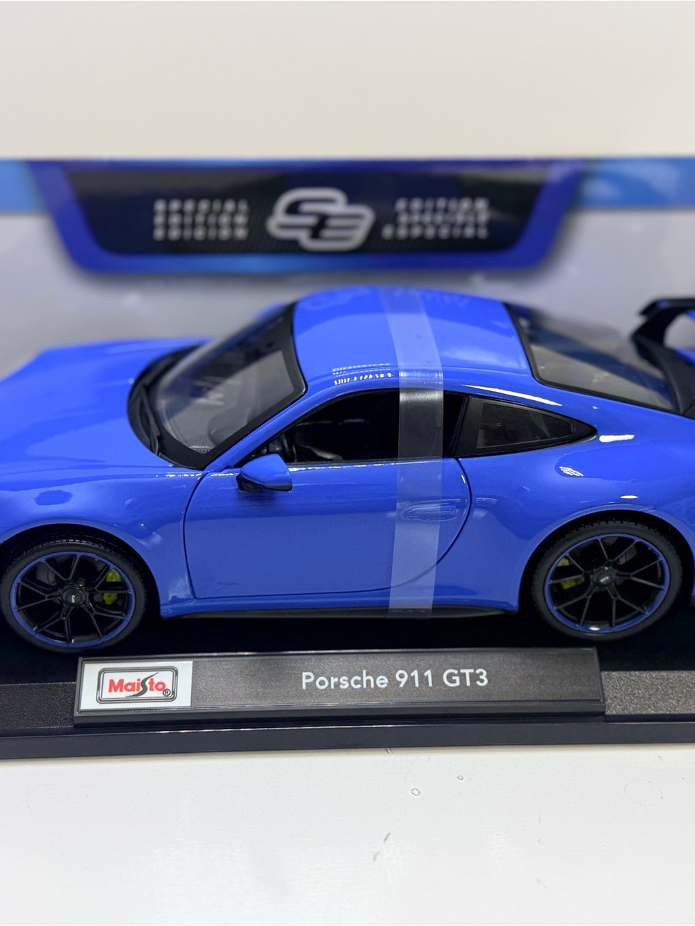 Majorette Blue Porsche 911 GT3 Die-Cast Toy Car - Kids Vehicles